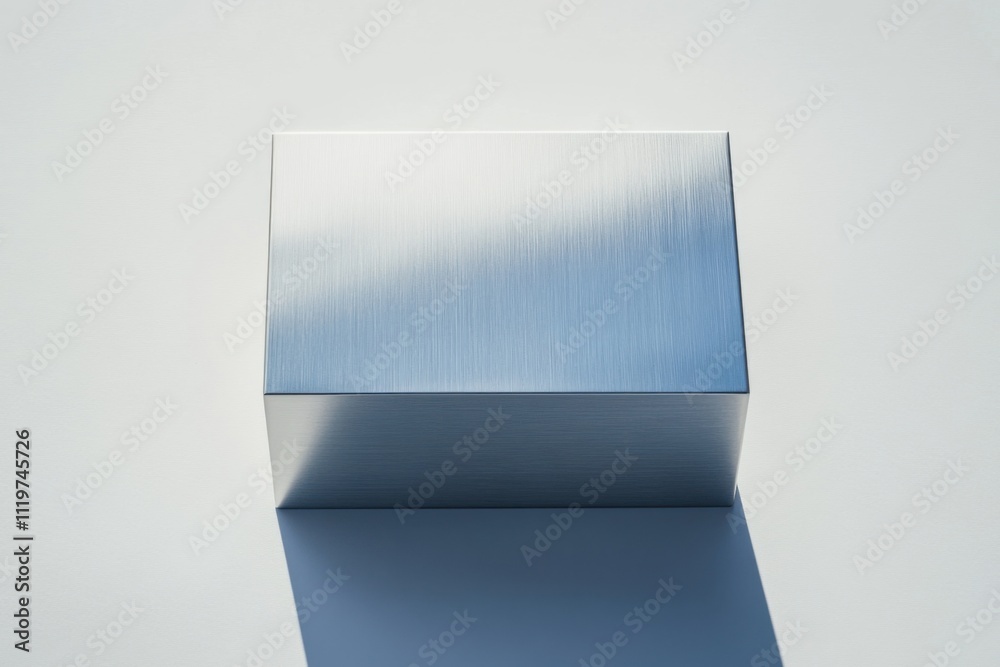 Brushed Aluminum Tech Box in Sharp Focus Brushed Aluminum Tech Box in Sharp Focus