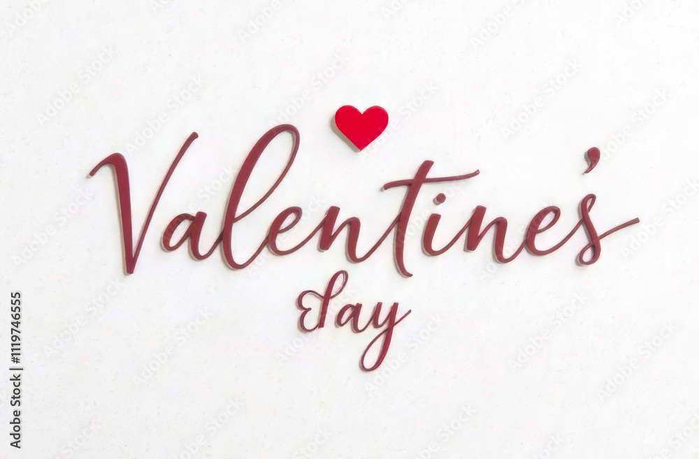 Valentine's Day Holiday Card with Blank Space for Text Valentine's Day Holiday Card with Blank Space for Text