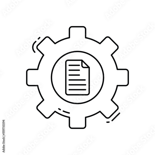 content management vector icon