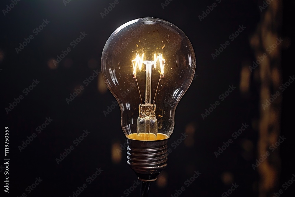 A desk lamp sitting on a table with a lightbulb