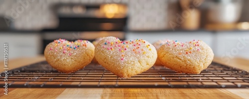 Freshly Baked Heart Shaped ...