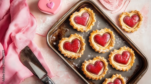 Freshly Baked Heart Shaped ...