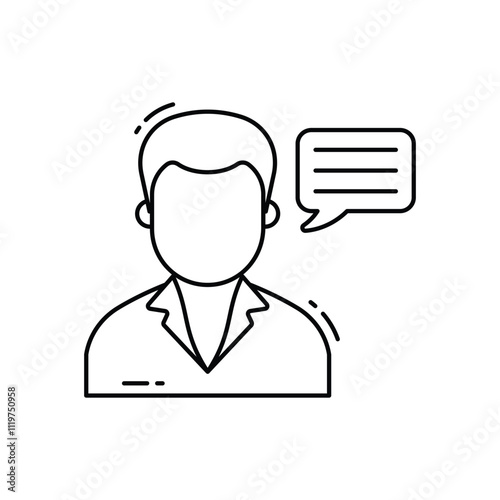 consulting vector icon