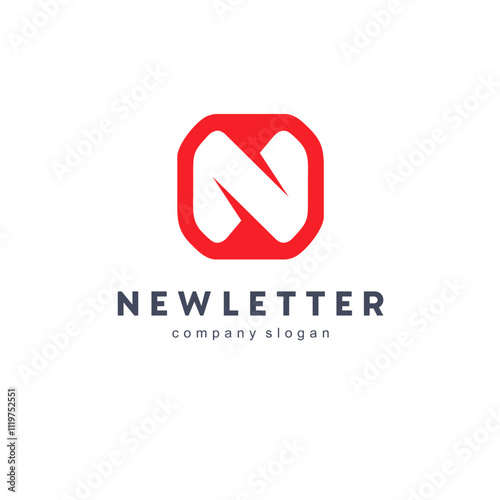 Free Download Vector logo design template. Abstract Letter N sugn. - GFXLoad