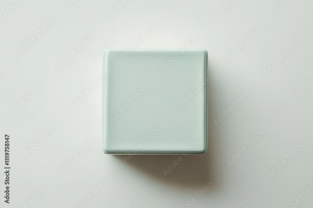 Pure White Background Ceramic Precision Box Close-Up Pure White Background Ceramic Precision Box Close-Up