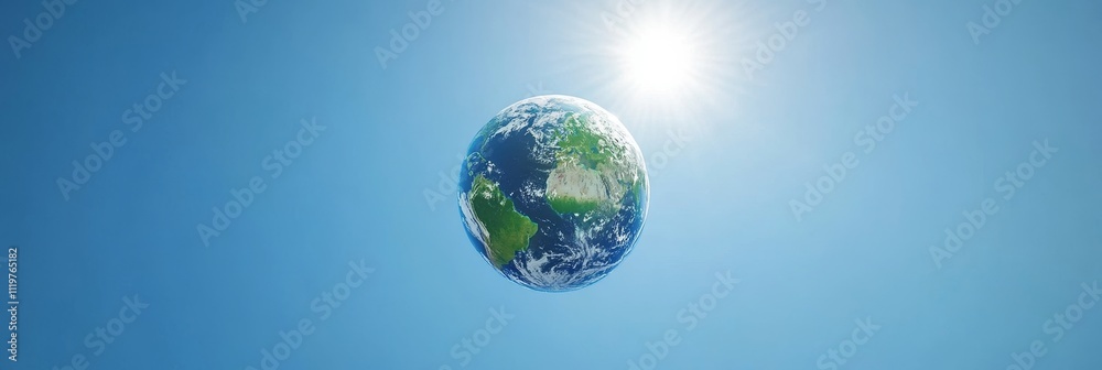 Earth, Atmosphere, Ozone Layer, and the Sun A Photorealistic Concept of Climate Change Earth, Atmosphere, Ozone Layer, and the Sun A Photorealistic Concept of Climate Change