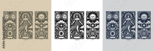 beautiful goddess tattoo design inspired by mythology