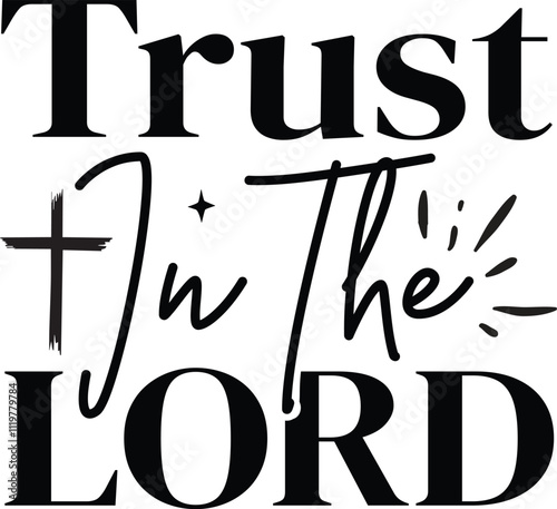 Trust In The Lord SVG