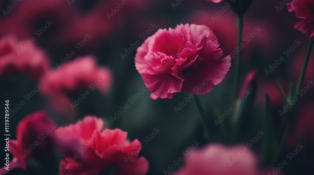Beautiful close-up of pink Dianthus flowers in a vibrant garden setting showcasing their delicate petals and rich colors. Beautiful close-up of pink Dianthus flowers in a vibrant garden setting showcasing their delicate petals and rich colors.