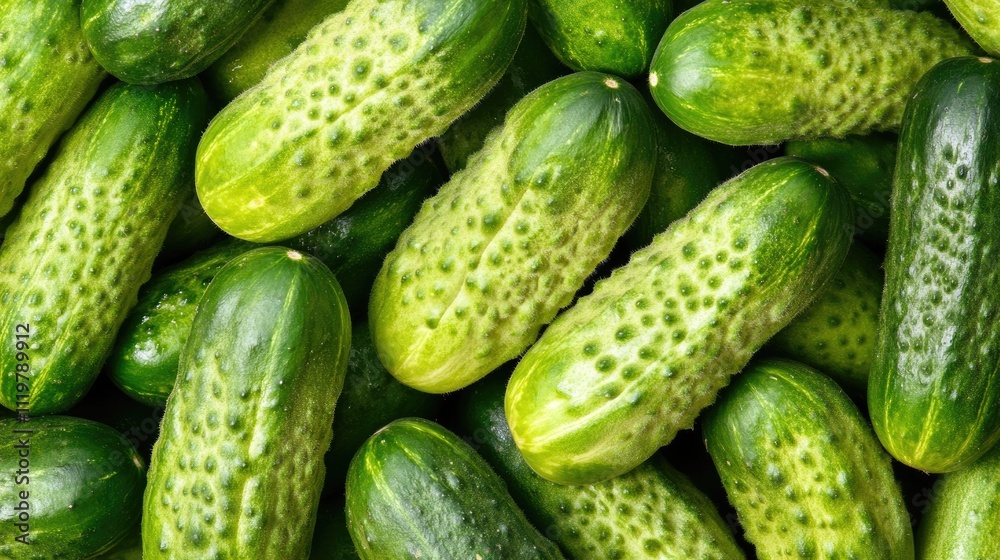 Freshly harvested organic cucumbers displaying rich textures and vibrant colors, ideal for promoting healthy, pesticide-free produce. Freshly harvested organic cucumbers displaying rich textures and vibrant colors, ideal for promoting healthy, pesticide-free produce.