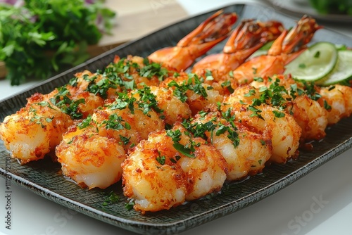 Delectable Sauteed Shrimp with Fresh Herbs and Lime