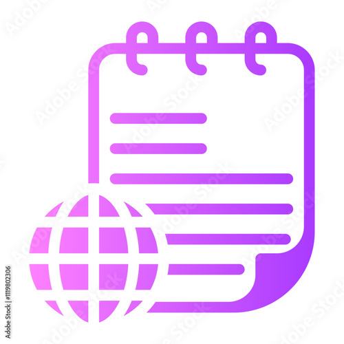 global gradient icon