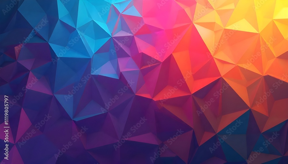 Fototapeta premium colorful abstract background with triangles