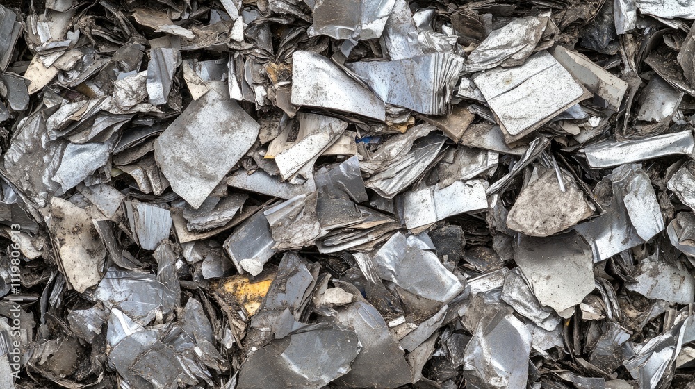 Recycled metal scrap texture suitable for industrial design backgrounds and eco-friendly projects showcasing sustainability and resourcefulness Recycled metal scrap texture suitable for industrial design backgrounds and eco-friendly projects showcasing sustainability and resourcefulness