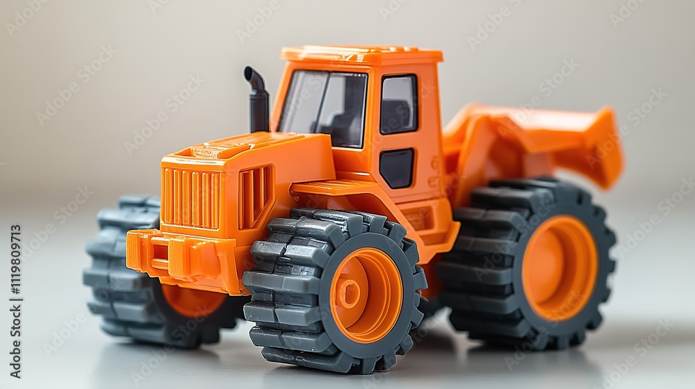 excavator toy isolated on gray background. Children's toys Construction vehicles. Children's toys. Tractor Toys. excavator toy isolated on gray background. Children's toys Construction vehicles. Children's toys. Tractor Toys.