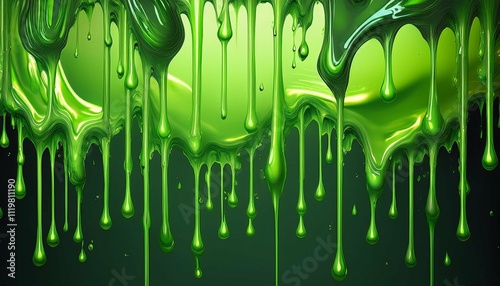 green slime liquid drip toxic goo wallpaper background