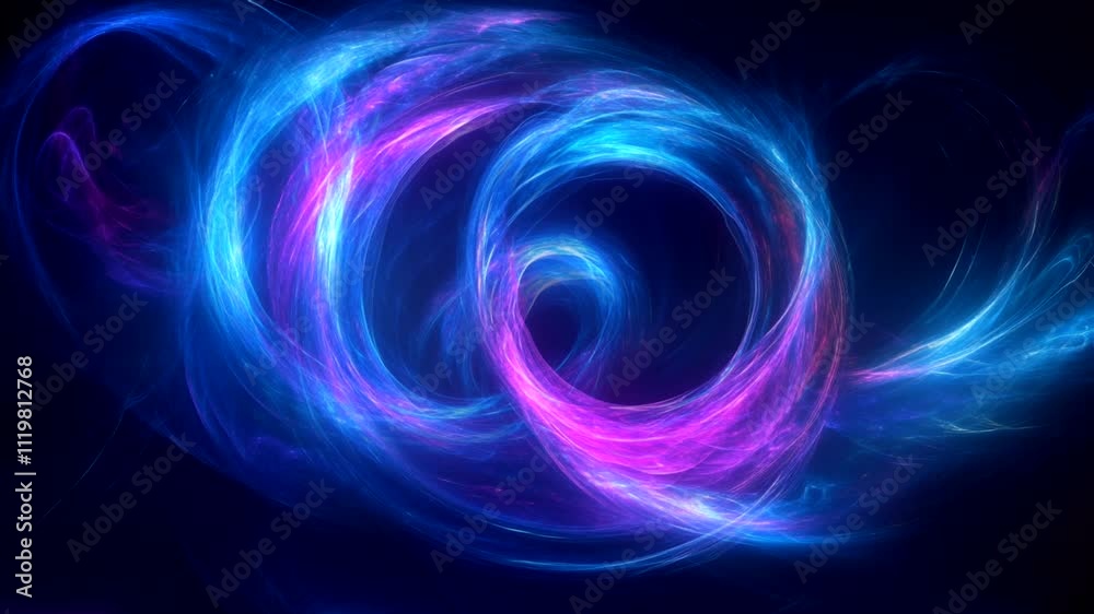 Abstract swirling nebula of blue and purple cosmic energy. Abstract swirling nebula of blue and purple cosmic energy.