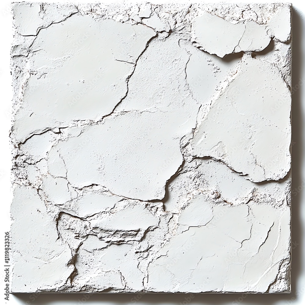 Fototapeta premium Decorative Wall Art Canvas on a White Background