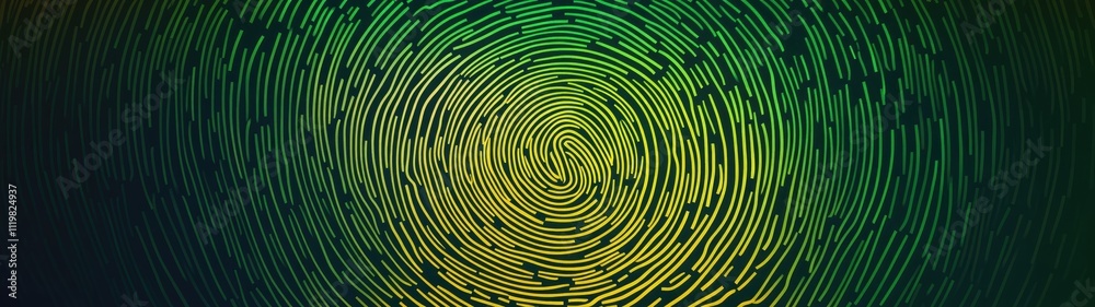 Abstract swirling green and yellow concentric circles. Abstract swirling green and yellow concentric circles.