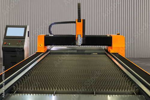 Industrial laser cutting ma...