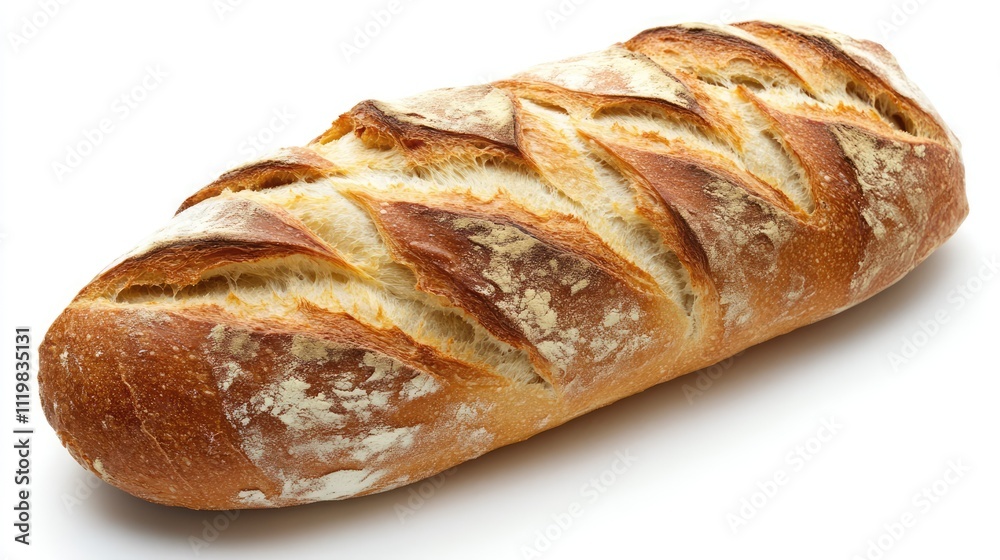 Braided artisan bread loaf with crispy crust isolated on a pure white background for culinary and food photography use Braided artisan bread loaf with crispy crust isolated on a pure white background for culinary and food photography use