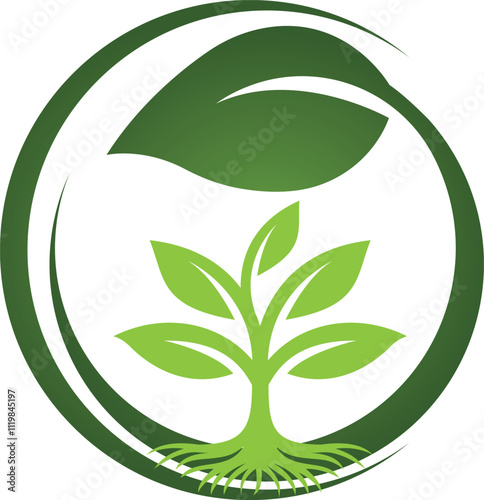 eco icon Green Suitable for Vegetarians stamp sticker with Leaves icon vector illustration