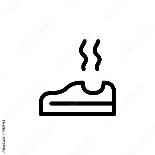 Smelly shoes icon