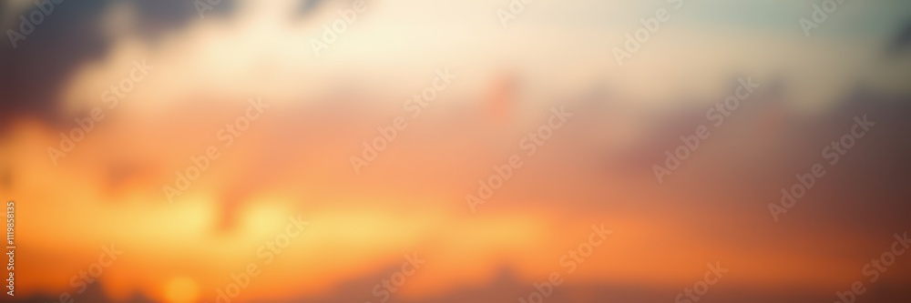 Beautiful sunset with vibrant colors over a serene landscape during twilight hours Beautiful sunset with vibrant colors over a serene landscape during twilight hours