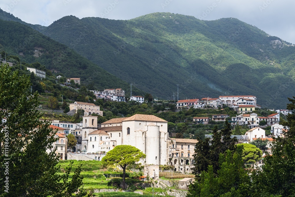 Obraz premium Ravello, Amalfi Coast, Tyrrhenian Sea, Salerno, Campania, Italy, Europe