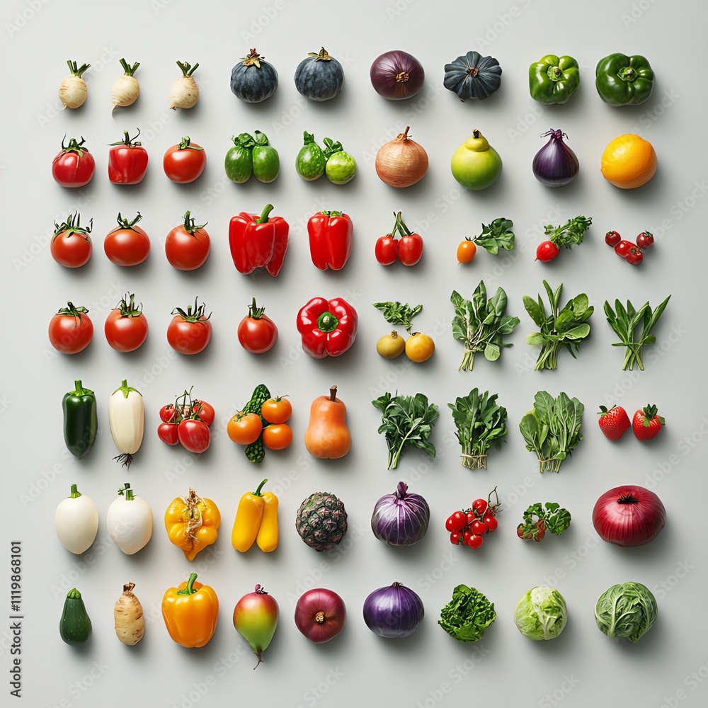 A Minimalist Fruit and Vegetable Calendar A Minimalist Fruit and Vegetable Calendar