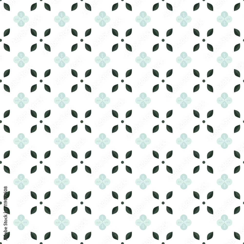 Floral Winter Seamless Vector Pattern Design Floral Winter Seamless Vector Pattern Design