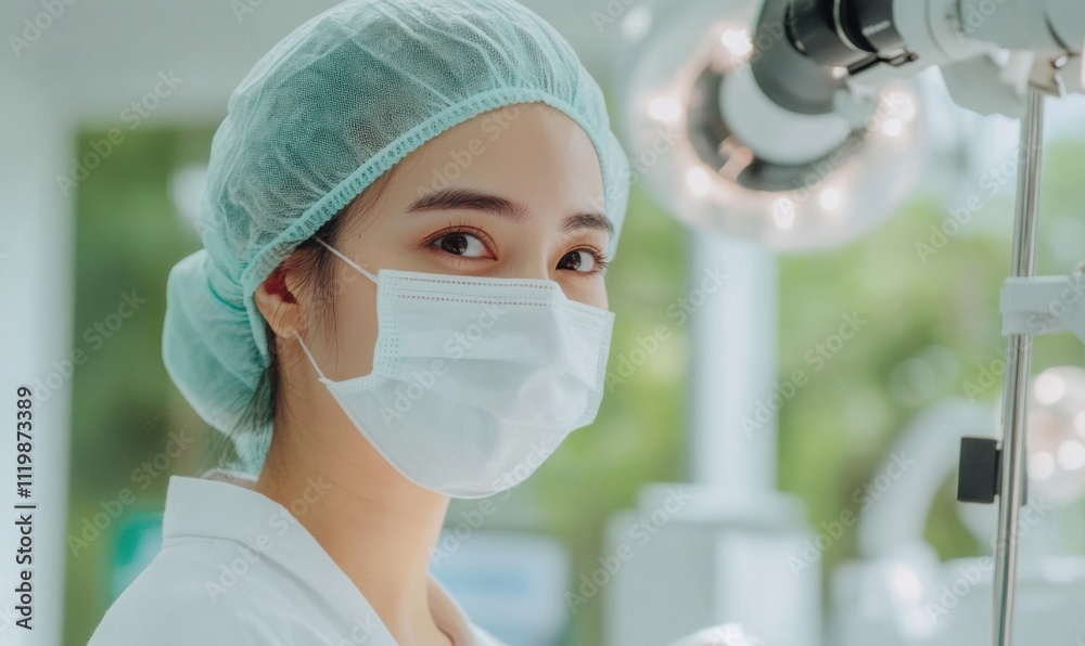 Ophthalmologist Performing Eye Surgery Image of an ophthalmologist performing eye surgery, showcasing surgical expertise in eye care Ophthalmologist Performing Eye Surgery Image of an ophthalmologist performing eye surgery, showcasing surgical expertise in eye care