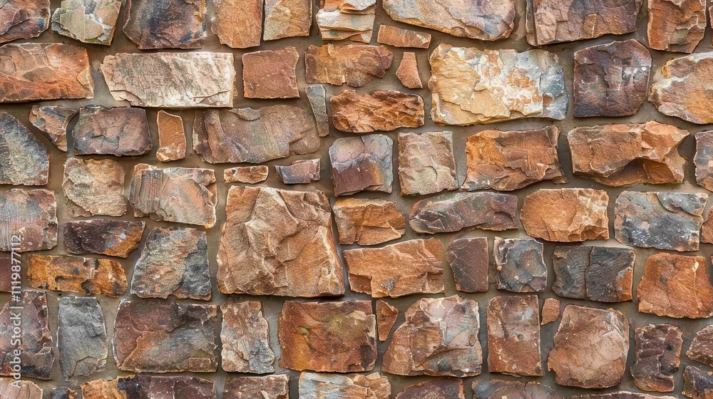 Rustic Brown Stone Wall Texture Rustic Brown Stone Wall Texture