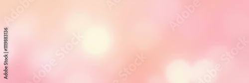 Soft pink bokeh background creates a dreamy atmosphere perfect for creative projects and events