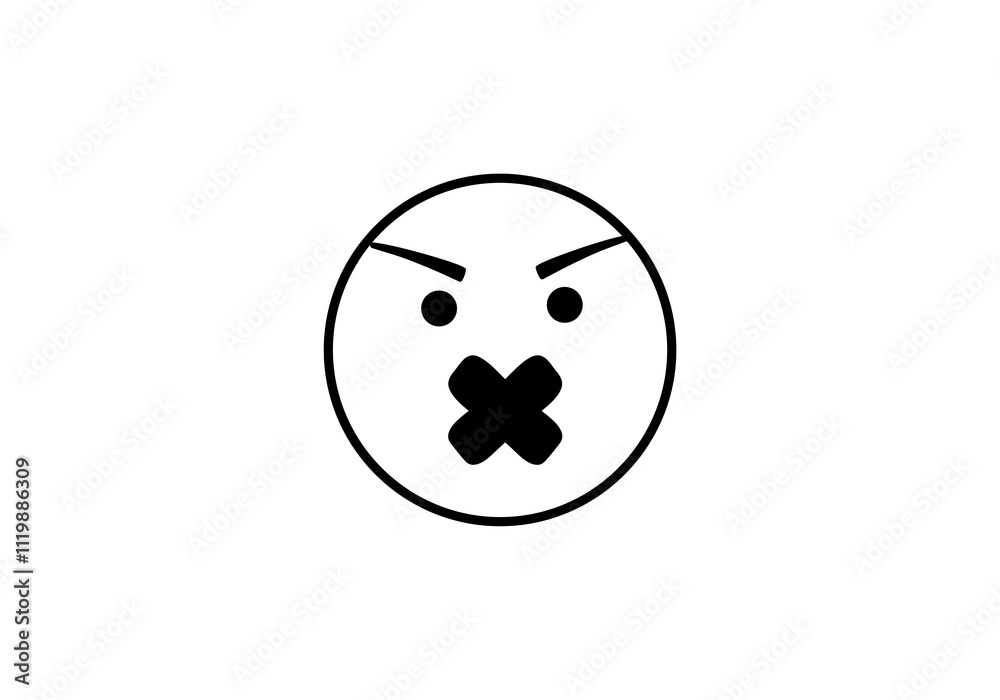 emoji icon logo png design template vector illustration outline emoji icon logo png design template vector illustration outline