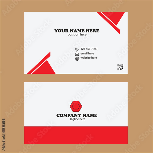 modern business card template and design