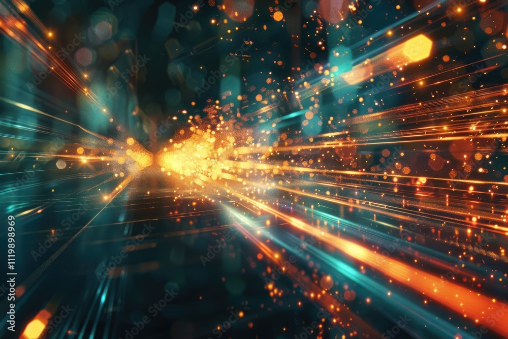 Obraz premium light burst background