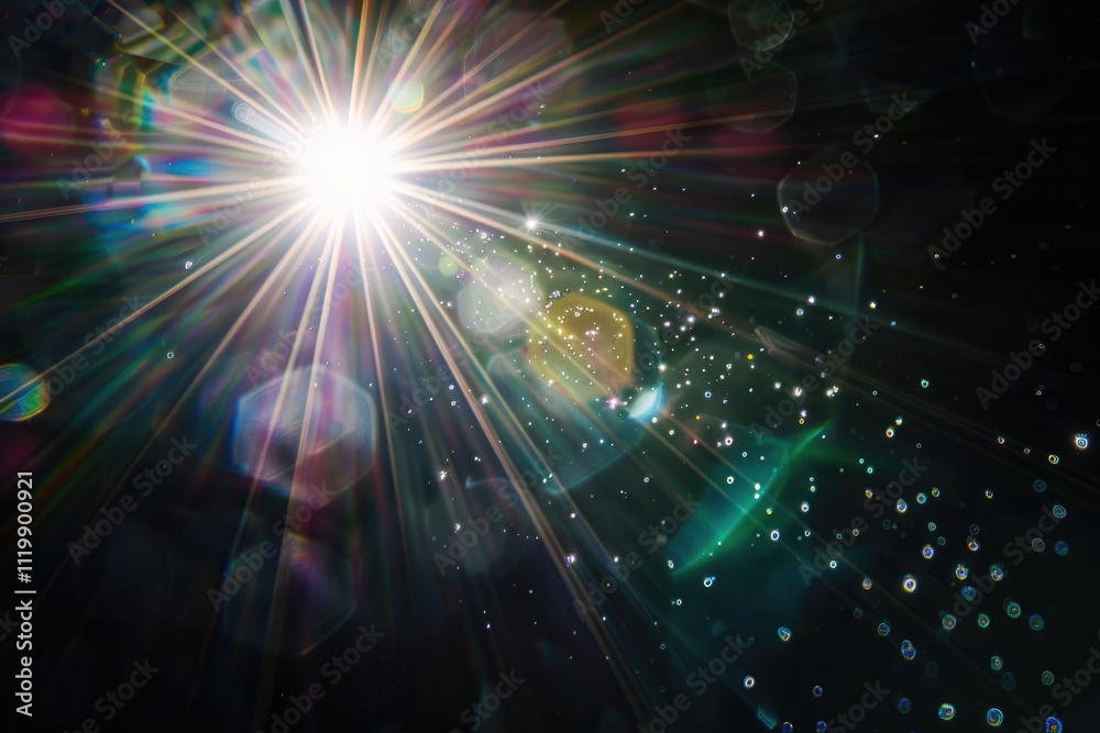 Obraz premium light burst background