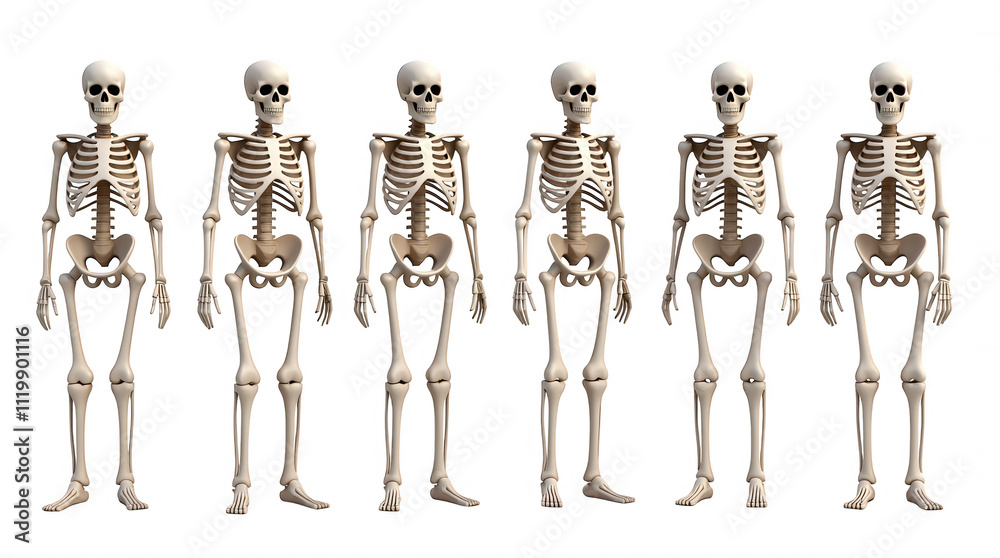 Isolated Human Skeletons with Transparent Background for Medical and Educational Use ? PNG Illustration Isolated Human Skeletons with Transparent Background for Medical and Educational Use ? PNG Illustration