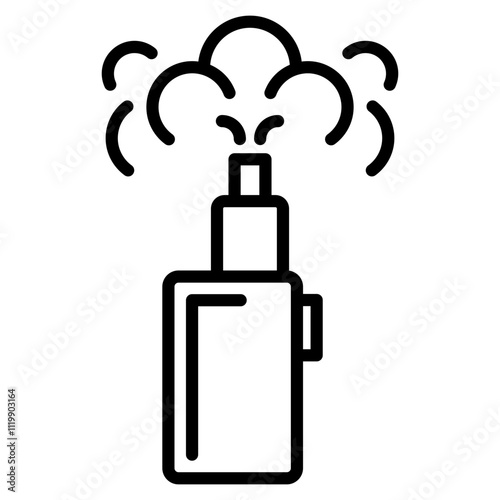Vaping single icon
