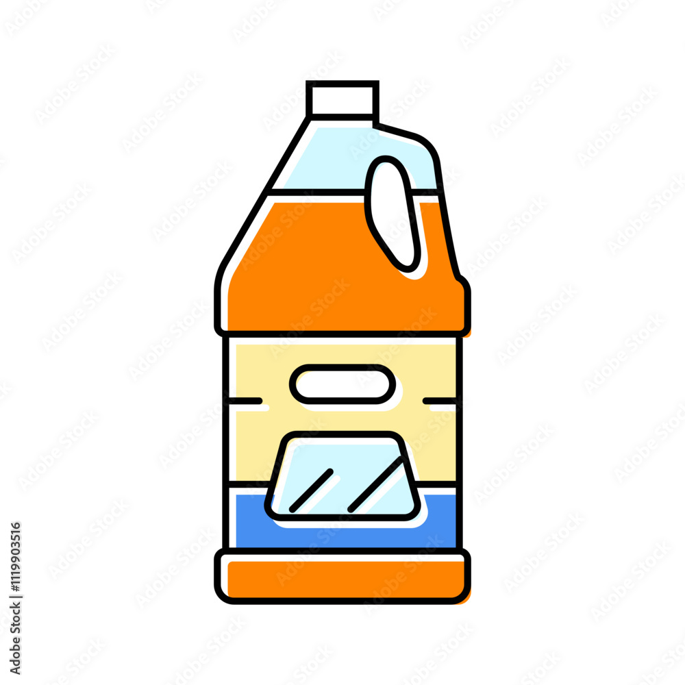 Fototapeta premium windshield washer fluid car care color icon vector. windshield washer fluid car care sign. isolated symbol illustration