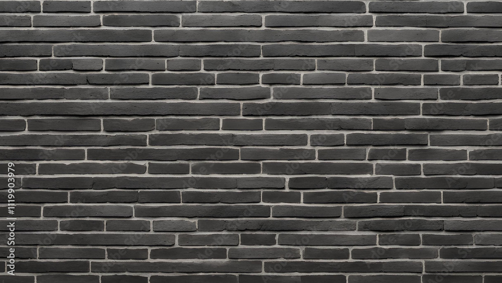Obraz premium Black brick wall serving as a panoramic background