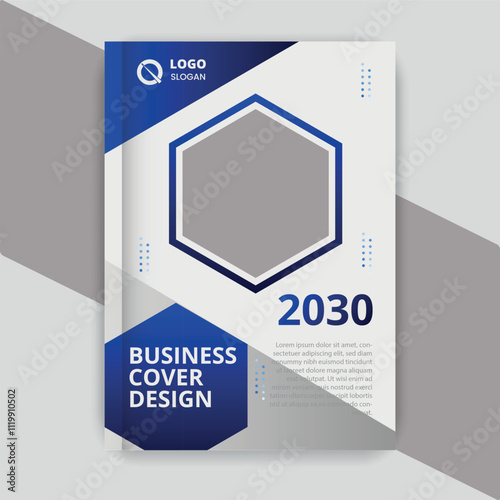 Annual report book cover design templates