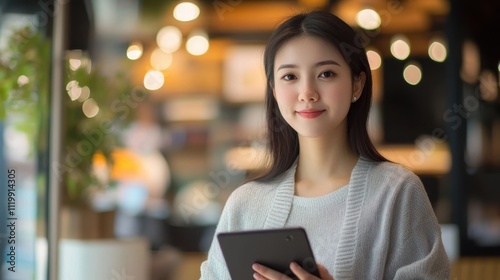 Confident Asian Female Entr...