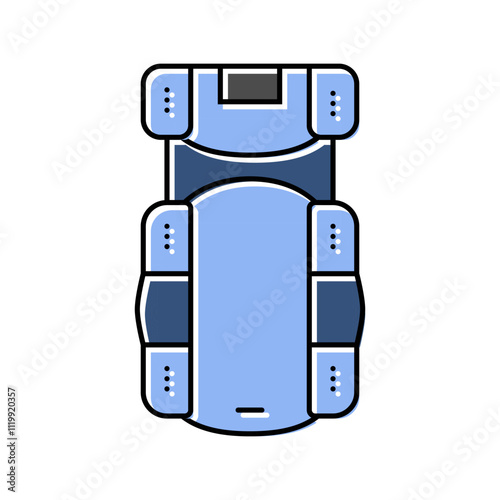 creeper car repair tool color icon vector. creeper car repair tool sign. isolated symbol illustration
