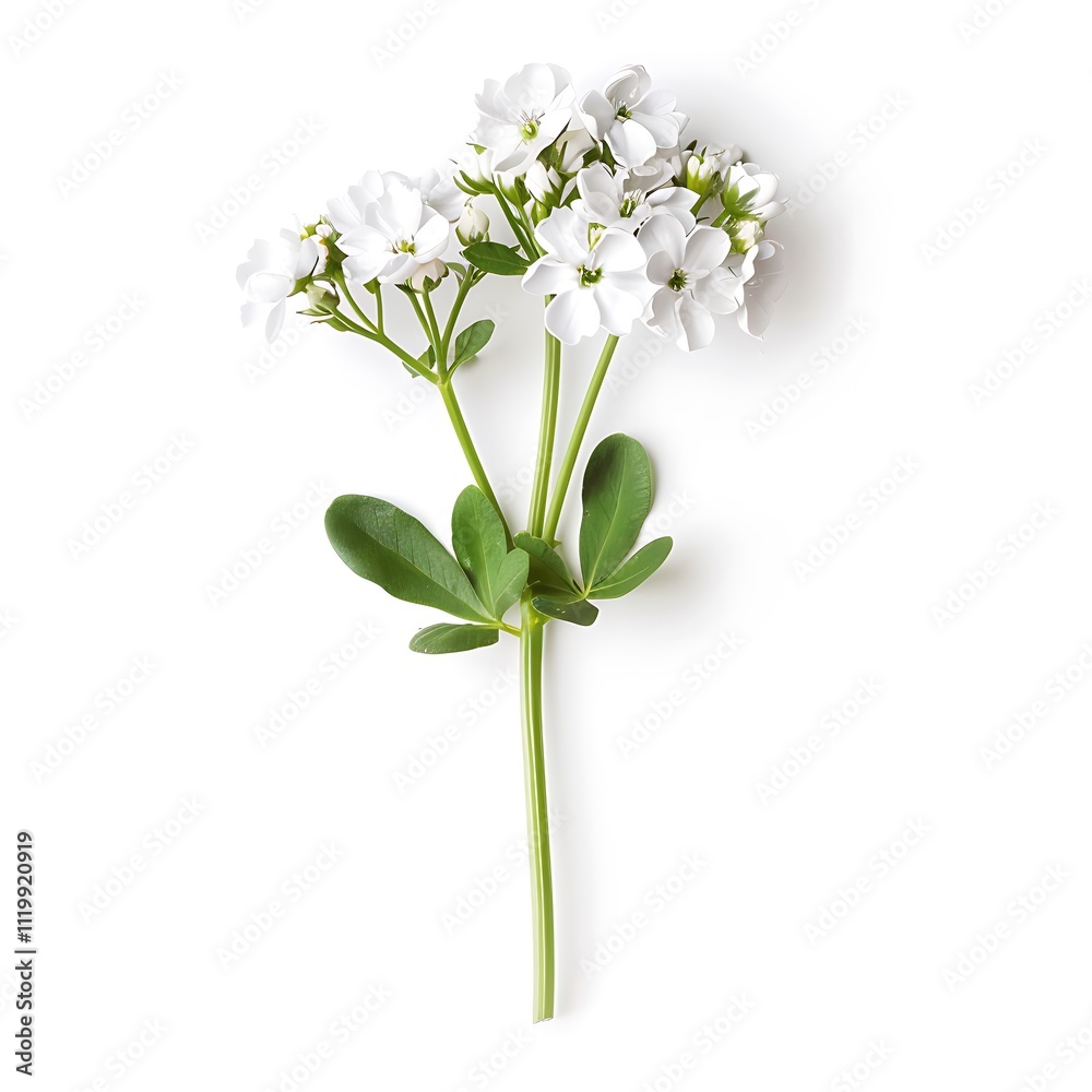 White Candytuft Isolated on White Background. Beautiful Candytuft Flower White Candytuft Isolated on White Background. Beautiful Candytuft Flower
