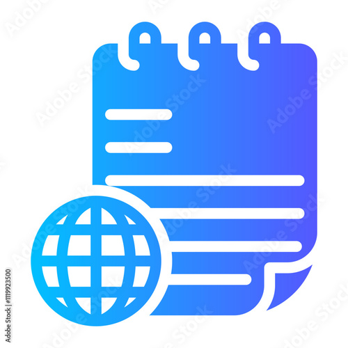 global gradient icon