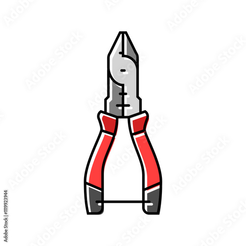 wire cutters car repair tool color icon vector. wire cutters car repair tool sign. isolated symbol illustration