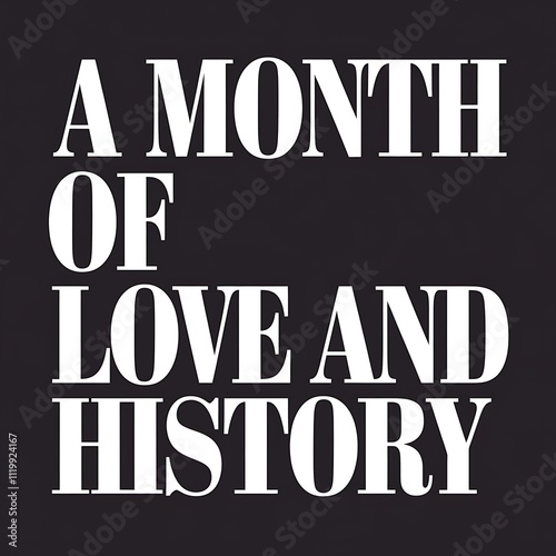 A Month Of Love And History photo