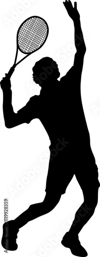 Tennis Player Silhouette